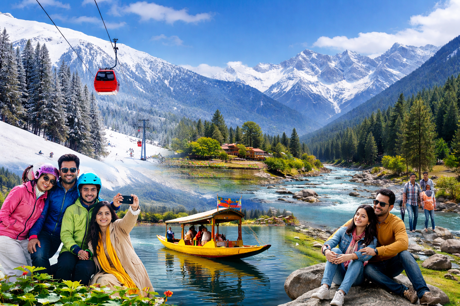 Best Kashmir Trip Plan with Gulmarg and Pahalgam