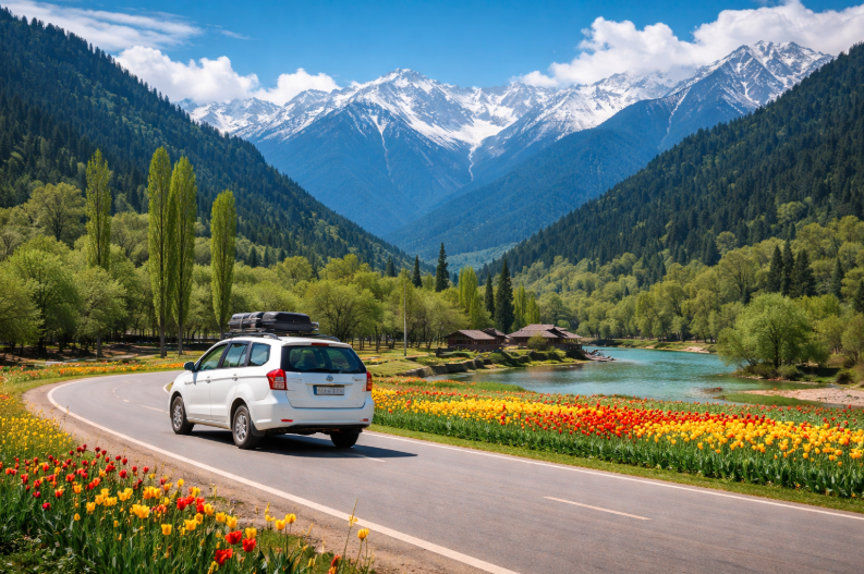 Srinagar to Pahalgam Cab Service